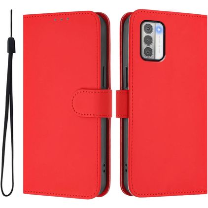 Mobigear Urban Wallet Housse Nokia G42 Etui Porte-Monnaie - Rouge