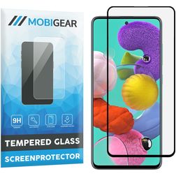Mobigear Premium Samsung Galaxy A51 Verre trempé Protection d'écran - Compatible Coque - Noir