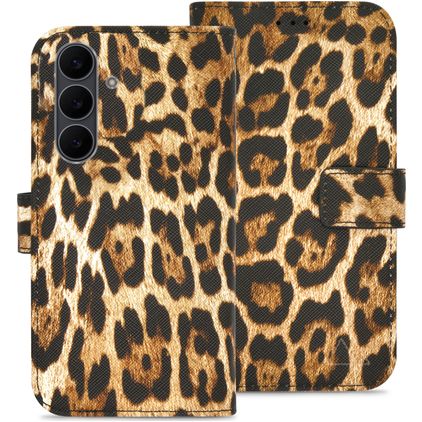 My Style Flex Wallet Housse Samsung Galaxy S25 FE Etui Porte-Monnaie - Wild Leopard