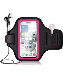Mobigear Go Active Coque de Sport Brassard Brassard Téléphone en Neoprène - Medium - Rose