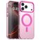 Mobigear Shockproof iPhone 18 Pro MagSafe Plastique rigide Coque arrière - Rouge