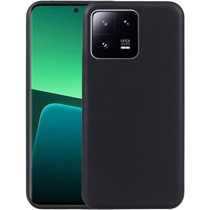 Mobigear Basics Coque Xiaomi 14T Coque arrière en TPU Souple - Noir
