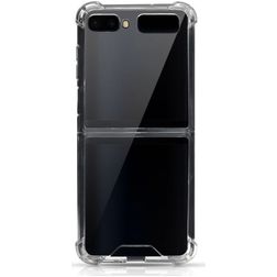 Mobigear Cushion Transparent Samsung Galaxy Z Flip TPU souple Coque arrière Antichoc - Transparent