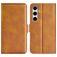 Mobigear Slim Magnet Housse Samsung Galaxy S24 FE Etui Porte-Monnaie - Cognac