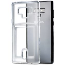 Xccess Card Coque Transparente Samsung Galaxy Note 9 Coque arrière en TPU Souple avec Porte-Cartes - Transparent