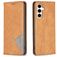 Mobigear Rhombus Slim Housse Samsung Galaxy S24 FE Etui - Cognac