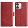 Mobigear Slim Magnet Housse iPhone 16 Pro Etui Porte-Monnaie - Rouge