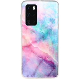 Mobigear Marble Coque Huawei P40 Coque arrière en TPU Souple