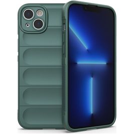 Mobigear Bumpy Coque iPhone 14 Plus Coque arrière en TPU Souple - Vert
