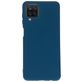 Mobiparts Coque Samsung Galaxy A12 Coque arrière en Silicone - Blueberry Blue