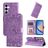 Mobigear Sunflower Housse Samsung Galaxy A35 Etui Porte-Monnaie - Violet