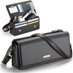 CaseMe ME30 Crossbody Sac téléphone - Large - Noir