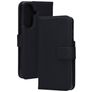 Mobiparts Wallet Housse Samsung Galaxy A57 Etui en Cuir Véritable Porte-Monnaie - Noir