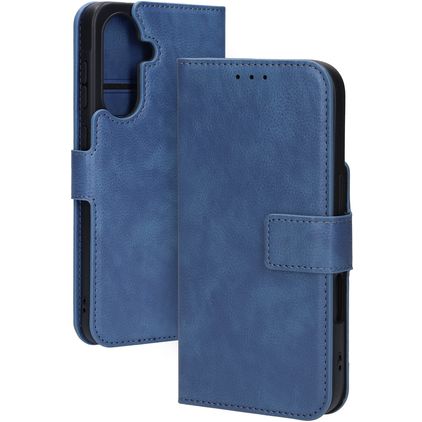 Mobiparts Classic Wallet Samsung Galaxy A36 MagSafe Étui - Steel Blue