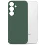 Mobilize Rubber Gelly Coque Samsung Galaxy S23 FE Coque arrière en TPU Souple - Matt Green