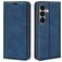 Mobigear Retro Slim Samsung Galaxy S26 Étui Portefeuille - Bleu foncé