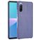 Mobigear Croco Coque Sony Xperia 10 III Coque arrière Rigide - Bleu