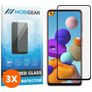 Mobigear Premium Samsung Galaxy A21s Verre trempé Protection d'écran - Compatible Coque - Noir (Lot de 3)