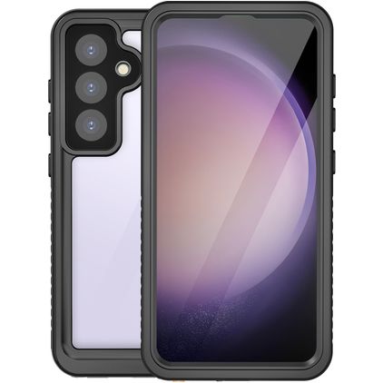 RedPepper Waterproof Samsung Galaxy S24 Étanche Plastique rigide Coque arrière Antichoc - Noir