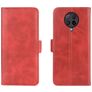 Mobigear Slim Magnet Housse POCO F2 Pro Etui Porte-Monnaie - Rouge