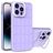 Mobigear Cube Coque iPhone 14 Pro Max Coque arrière Rigide avec Support Amovible - Violet