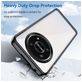 Mobigear Crystal Coque HONOR Magic 4 Lite Coque arrière Rigide - Transparent / Noir