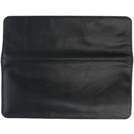Valenta Faraday Pouch Pochette en Cuir Véritable (max 17 cm x 8 cm) - Etui à insérer - Poche téléphone - Noir