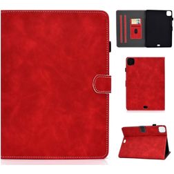 Mobigear Folio Coque iPad Air 4 (2020) Etui + Porte-crayon - Rouge