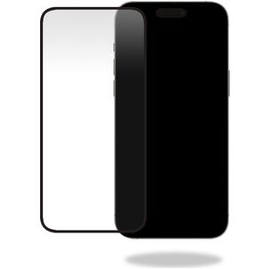 Mobilize Premium iPhone 15 Pro Max Verre trempé Protection d'écran - Compatible Coque - Noir