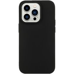 Mobigear Colors Coque iPhone 14 Pro Coque arrière en TPU Souple - Noir