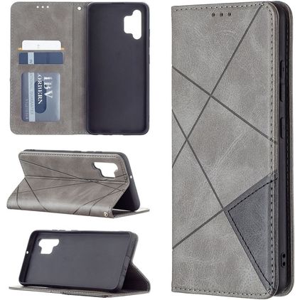 Mobigear Rhombus Slim Samsung Galaxy A32 4G Étui - Gris