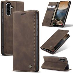 CaseMe 013 Housse Samsung Galaxy A56 Etui Porte-Monnaie - Marron