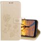 Mobigear Roses Housse Xiaomi Pocophone F1 Etui Porte-Monnaie - Or