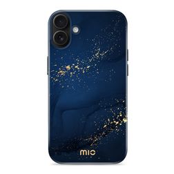 MIO Coque iPhone 16 MagSafe Coque arrière Rigide - Midnight Sparkle