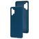 Mobiparts Coque Samsung Galaxy A32 5G Coque arrière en Silicone - Blueberry Blue