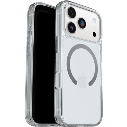 OtterBox Symmetry+ Transparent iPhone 17 Pro MagSafe Plastique rigide Coque arrière Antichoc - Transparent