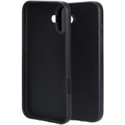 Mobiparts Classic Coque iPhone 16 Plus Coque arrière en TPU Souple - Noir