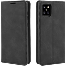 Mobigear Retro Slim Housse Samsung Galaxy Note 10 Lite Etui Porte-Monnaie - Noir