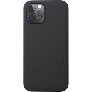 Nudient Thin Precise Coque iPhone 12 Pro MagSafe Coque arrière Rigide - Ink Black
