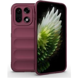 Mobigear Bumpy Coque OnePlus 15 Coque arrière en TPU Souple - Rouge