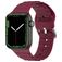 Mobigear Bumpy Bracelet Silicone Apple Watch Fermeture boucle ardillon - 49/46/45/44 mm - Bordeaux