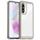 Mobigear Crystal Coque Samsung Galaxy A36 Coque arrière Rigide - Gris