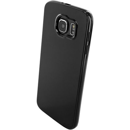 Mobiparts Classic Coque Samsung Galaxy S6 Coque arrière en TPU Souple - Noir