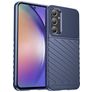 Mobigear Groove Coque Samsung Galaxy A55 Coque arrière en TPU Souple - Bleu