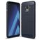 Mobigear Brushed Slim Coque Samsung Galaxy A8 (2018) Coque arrière en TPU Souple - Bleu Marin