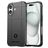 Mobigear Rugged Shield Coque iPhone 16 Plus Coque arrière en TPU Souple Anti-Chocs - Noir
