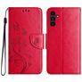 Mobigear Flowers Housse Samsung Galaxy A36 Etui Porte-Monnaie - Rouge