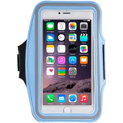 Mobigear Brassard Téléphone iPhone 8 Plus Brassard Coque de Sport en Neoprène - Bleu
