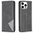 Mobigear Rhombus Slim Housse iPhone 16 Pro Max Etui - Noir