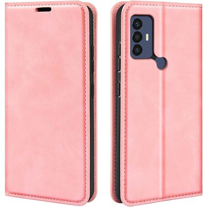 Mobigear Retro Slim Housse TCL 30 SE Etui Porte-Monnaie - Rose